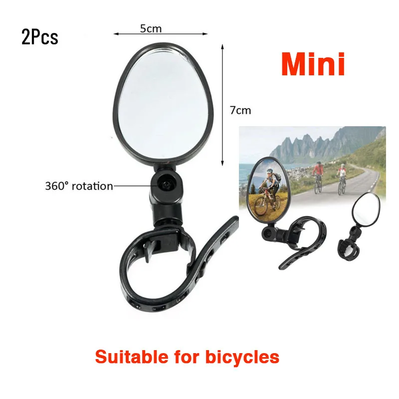 Motorrad Rückspiegel Runde 7/8 "Griff Bar End Faltbare Motorrad Seite Für Cafe Racer Neue Universal (2 Stück)