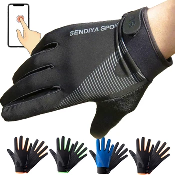 Männer Radfahren Handschuhe Volle Finger Touchscreen Motorrad Fahrrad Mtb Fahrrad Handschuhe Gym Training