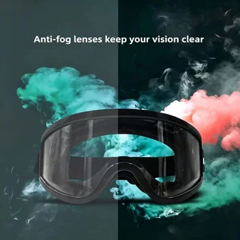 Winddichte Anti-Beschlag-Motorradbrille, staubdichte Schutzbrille für Outdoor-Radsport und Skisport