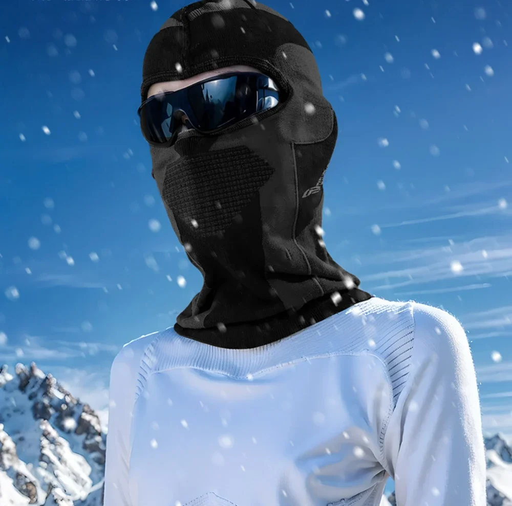 Winter Sturmhaube Maske Radfahren Caps für Männer Frauen Ski Warme – Immagine 3