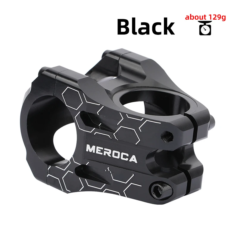 MEROCA MTB-Vorbau 31,8x35mm Hochfester Kurzer Lenkervorbau aus Aluminiumlegierung für Rennrad / Downhill-Bike