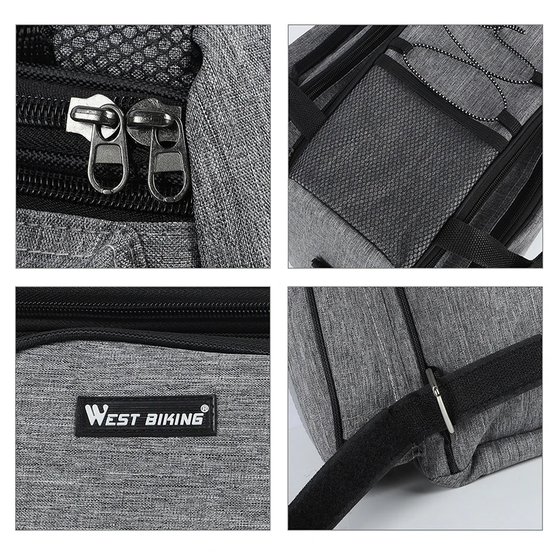 WEST BIKING Fahrrad-Gepäckträgertasche, 15-20 l, großes – Image 6