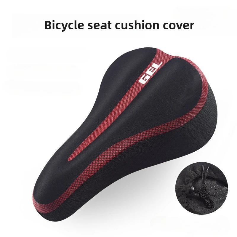 Silikon Fahrrad Sattel Abdeckung Weiche Verdickte Mountainbike Fahrrad Sitzkissen Radfahren Gel Pad Kissen