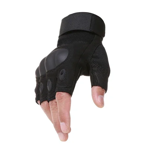 Halbfinger-Fahrradhandschuhe für Herren, Outdoor-Sport, Motorrad, Fahrrad, rutschfest, verschleißfest