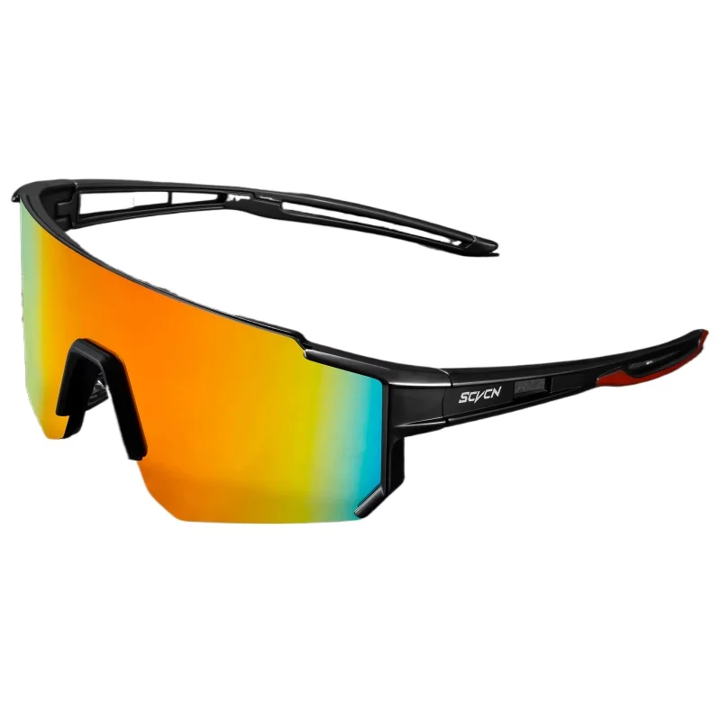 Fahrradbrille für Männer und Frauen - UV400-Fahrradsonnenbrille, mehrfarbige Sportbrille für MTB