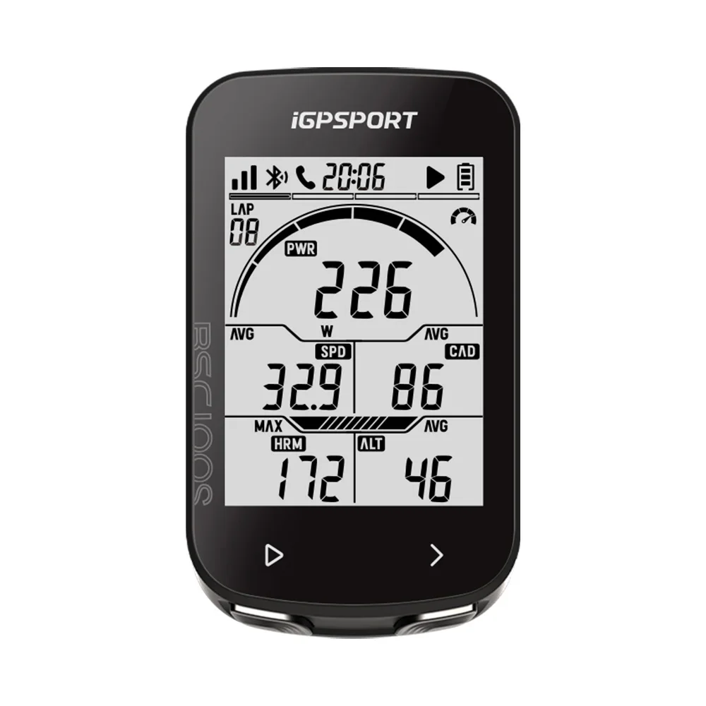 GPS-Fahrradcomputer IGPSPORT BSC100S Zyklus Drahtloser Tachometer Fahrrad Digitale Stoppuhr Radfahren