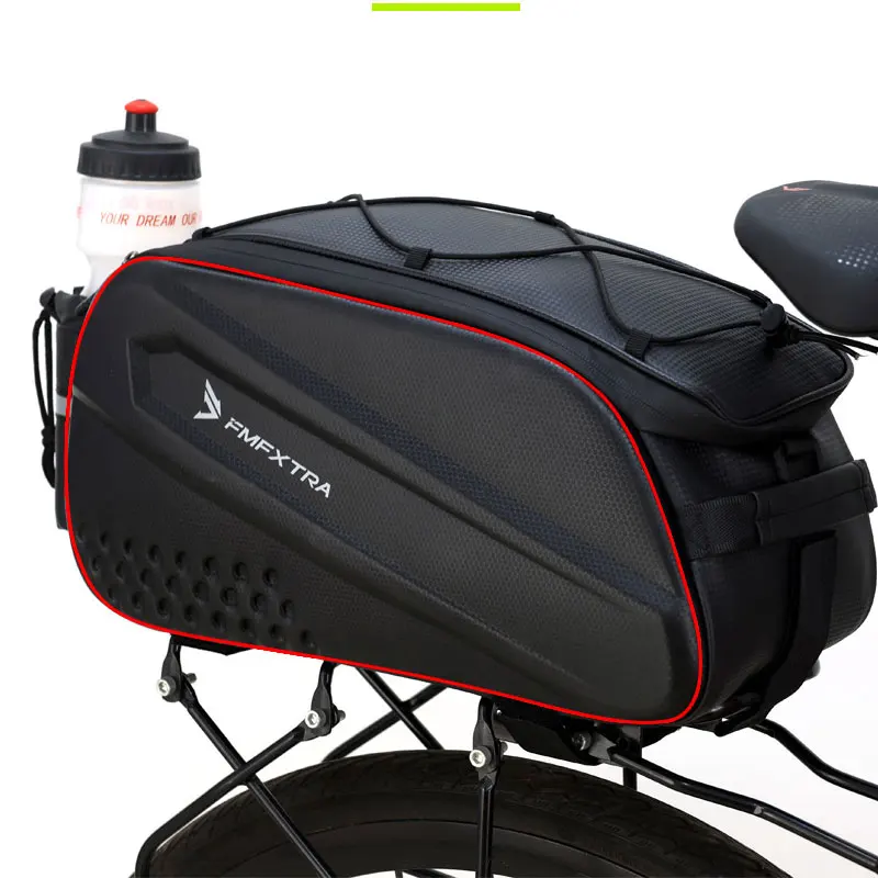 Fahrrad-Gepäckträgertasche hinten, 14 l, großes Fassungsvermögen, wasserdichter Fahrradträger, Träger