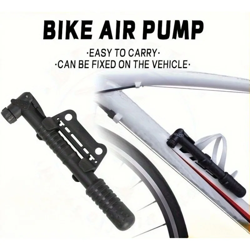 Tragbare Mini Fahrradpumpe mit Halterung Hand Radfahren MTB Mountainbike Luftpumpe Fahrrad Reifen Inflator