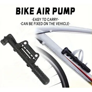 Tragbare Mini Fahrradpumpe mit Halterung Hand Radfahren MTB Mountainbike Luftpumpe Fahrrad Reifen Inflator