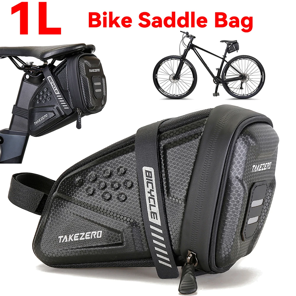 1l Fahrrads attel tasche MTB Fahrrad korb große Kapazität Motorrad Lenker tasche Fahrrads attel Werkzeug