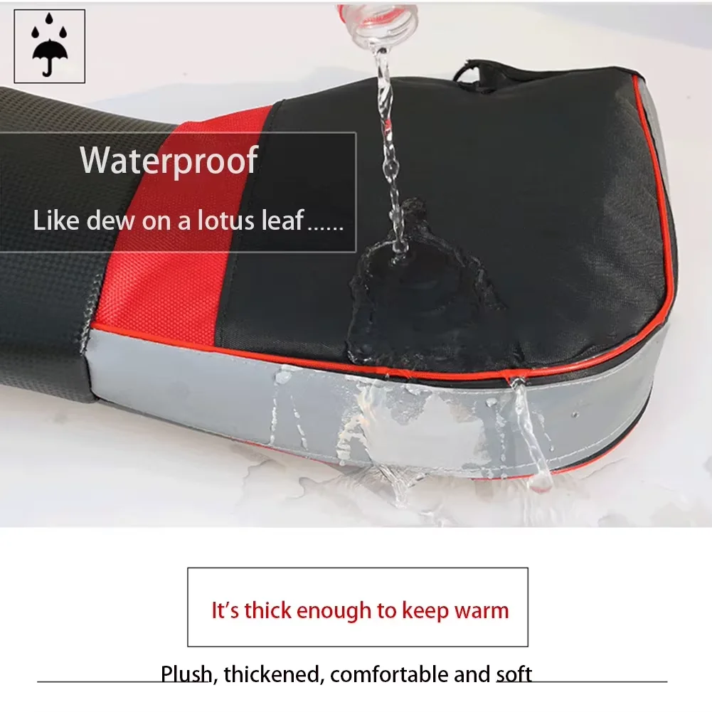1 Paar Winterwarme Motorradhandschuhe, Lenkerhandschuhe, Schützende – Image 4