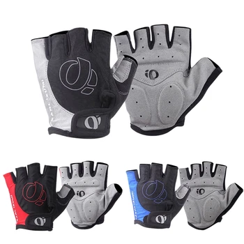 Halbfinger-Fahrradhandschuhe für Herren und Damen, rutschfest, stoßfest, MTB, Rennrad, Fahrradhandschuhe