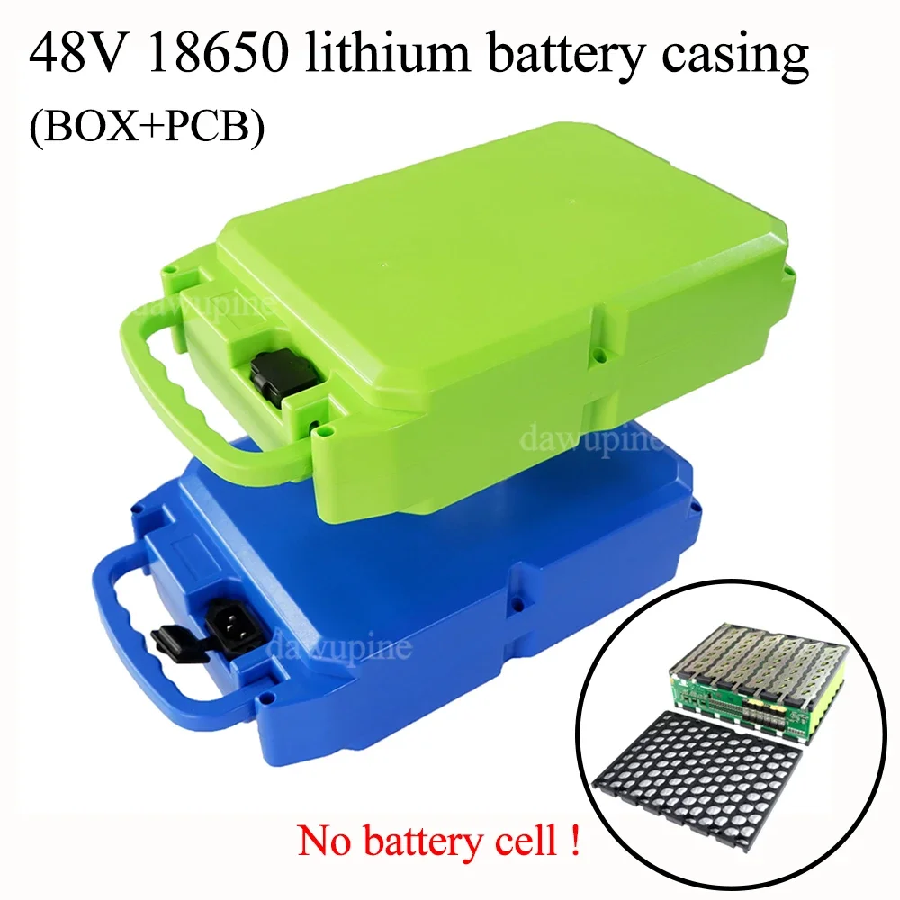 48 V 30 A E-Bike Batteriegehäuse Aufbewahrungsbox BMS 13 S 8 P 18650 Batteriehalter Nickelstreifen