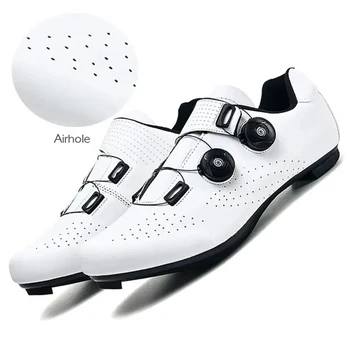 Radfahren Sneaker MTB Männer Sport Rennrad Stiefel Flache Racing Geschwindigkeit Turnschuhe Trail Mountainbike