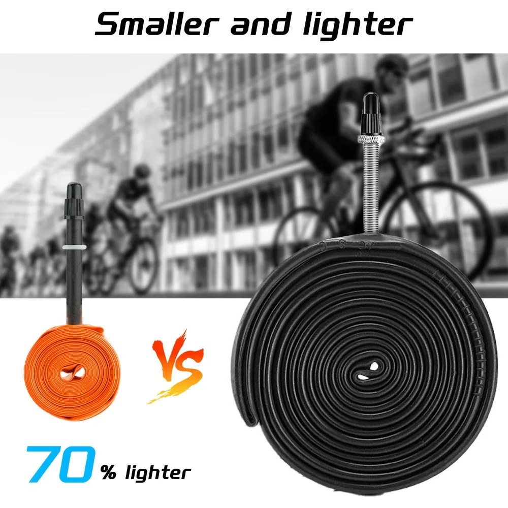 TPU-Fahrradschlauch 700x23-32c Ultraleichter Schlauch Langlebiger – Immagine 5