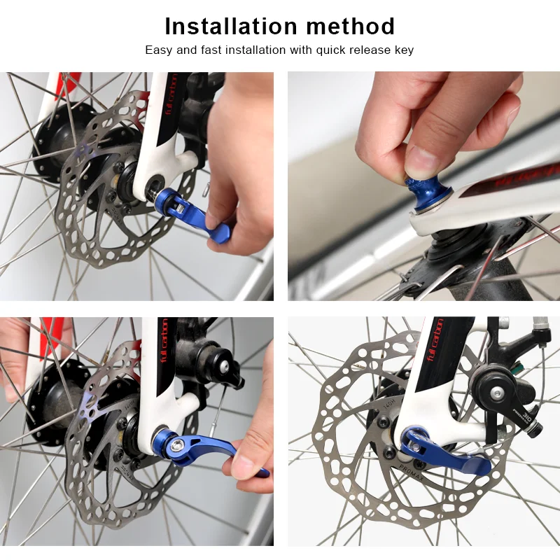 RIDERACE Fahrradnabe QR Schnellspannhebel aus Aluminiumlegierung – Immagine 6