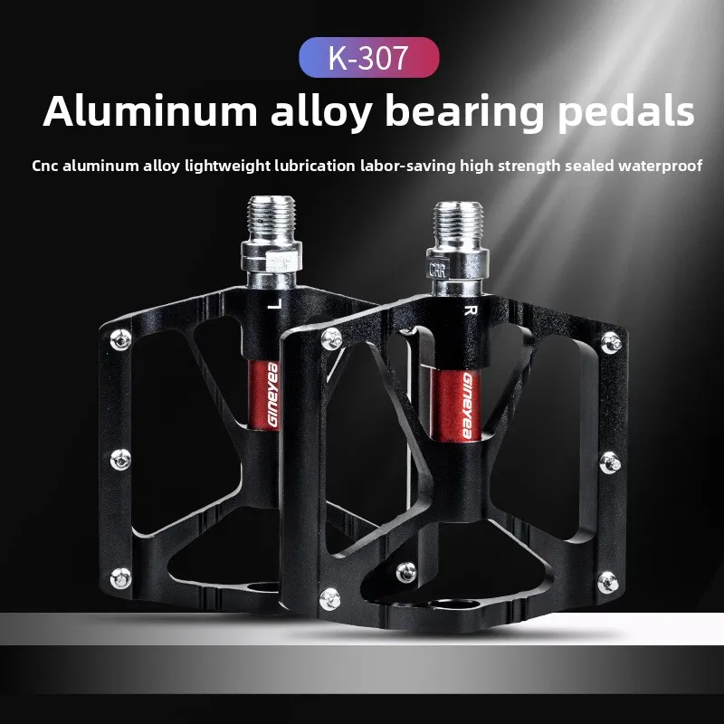 Fahrradpedale, rutschfeste MTB-Nylonfaser-Pedale aus Aluminiumlegierung, 9/16-Zoll-Fahrradpedale, leichte