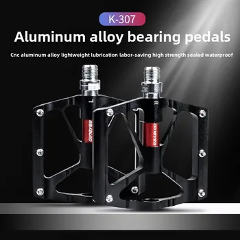 Fahrradpedale, rutschfeste MTB-Nylonfaser-Pedale aus Aluminiumlegierung, 9/16-Zoll-Fahrradpedale, leichte