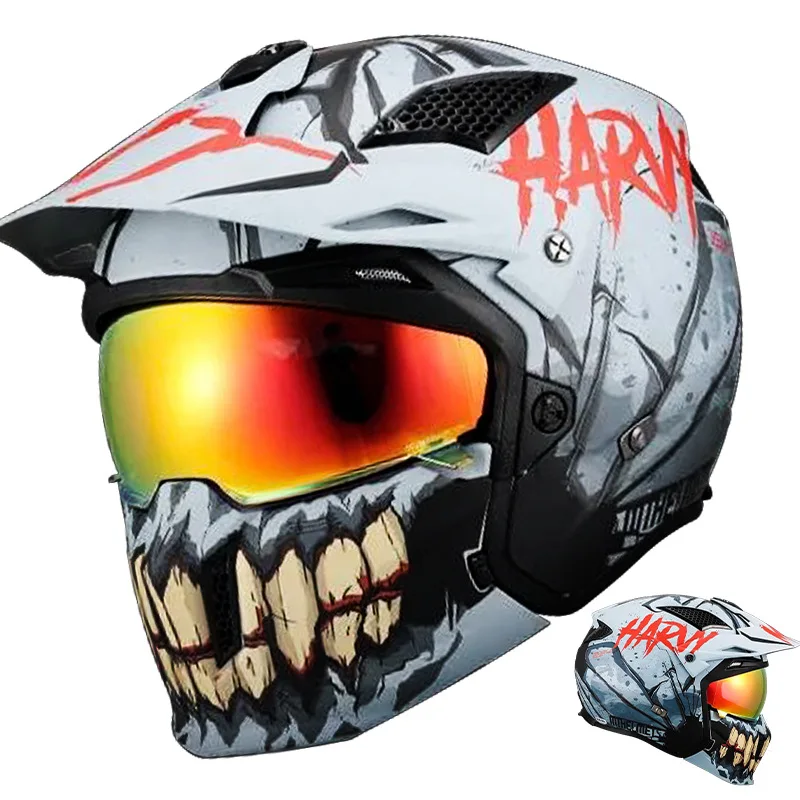 MT STREETFIGHT Motorradhelme Full Face Half Face DOT ECE-geprüft Off Road Racing Casco Capacete Moto Motocross