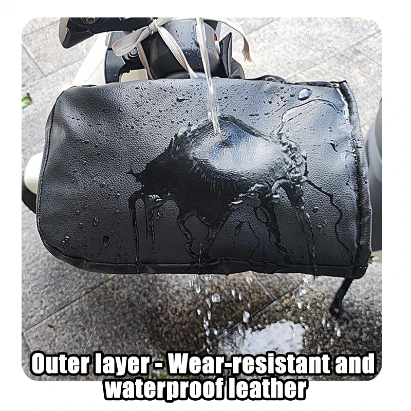 Motorrad-Lenkerstulpen Winterausrüstung Handschuh-Wärmer Wasserdichte – Image 5