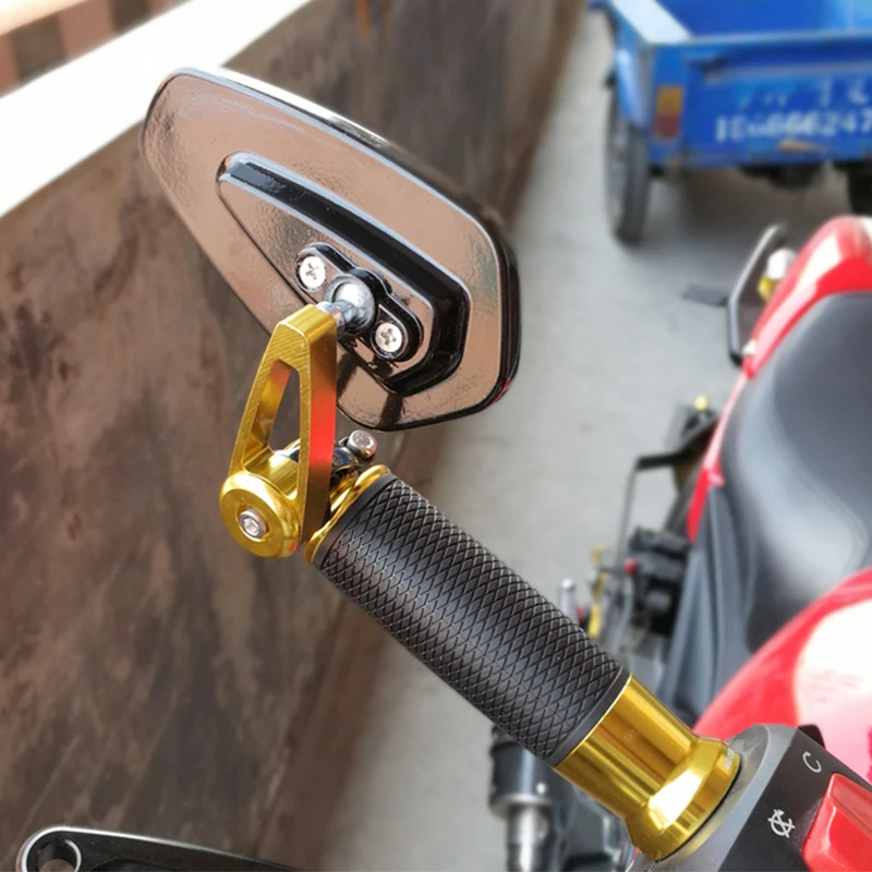 EAFC 1 Paar 7/8 Zoll 22 mm Motorrad-Rückspiegel Universal Scooter Bar – Image 3