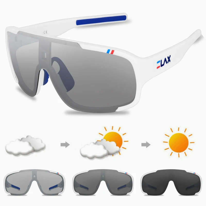 ELAX Polarisierte und photochrome Fahrradbrille Outdoor Angelbrille – Image 4