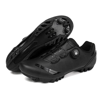Unisex MTB Mountain Road Bike Lock Schuhe Atmungsaktive rutschfeste verschleißfeste Pedal Fahrrad Outdoor