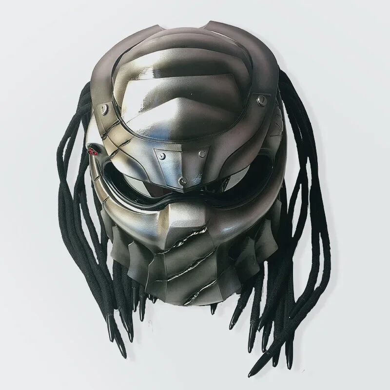 Motorradhelm Vollgesichts-Carbonfaser Alien Rennhelm DOT ECE Leichtgewichtiger Rennstrecken-Motorradhelm
