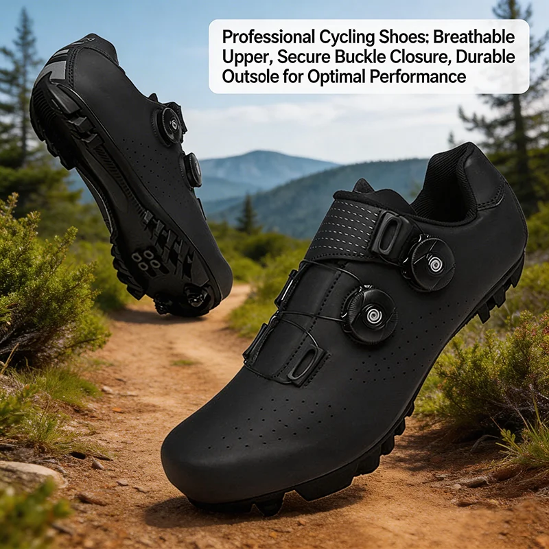 MTB Mountain Road Bike Schuhe mit Schloss, atmungsaktiv, rutschfest – Image 4