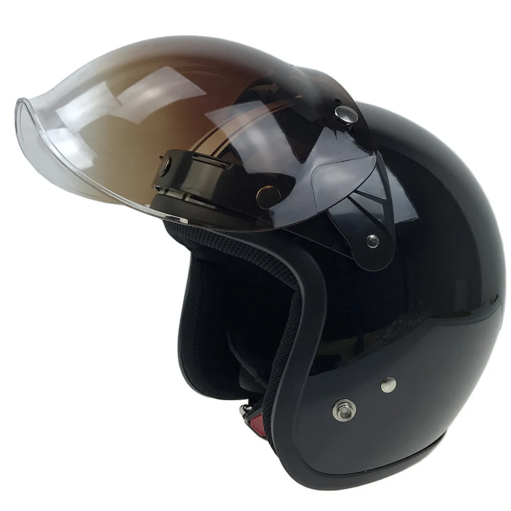 Hot Bubble Helm Visier Mehrfarbig Flip Up Open Face Motorrad Helm – Image 4