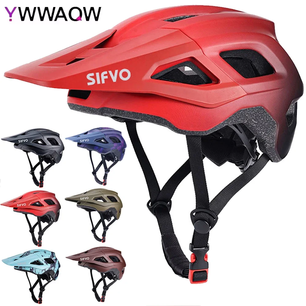 Mountainbike-Helm für Erwachsene, leichter MTB-Fahrradhelm für Herren und Damen, verstellbarer Fahrradhelm