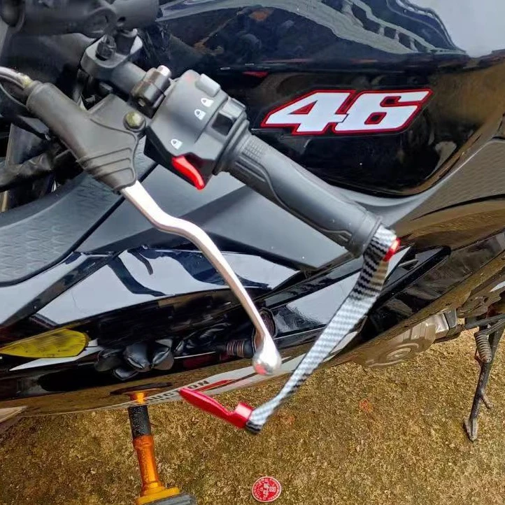 Motorrad CNC Aluminium Lenker Brems- und Kupplungshebel Handschutz – Image 6