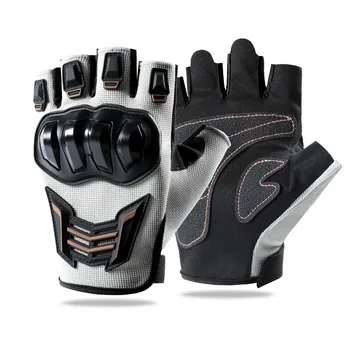 Motorrad Handschuhe Halb Finger Atmungsaktive Tragen-beständig Anti Slip Anti Fall Racing Outdoor Radfahren