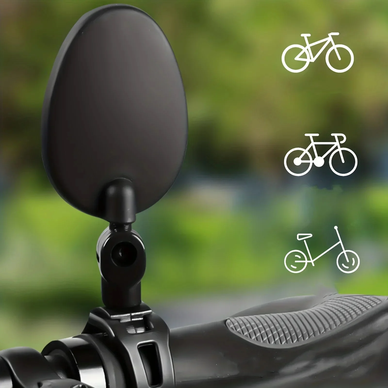 Fahrrad-Lenker-Rückspiegel | 360 ° Drehbares, verstellbares – Bild 3