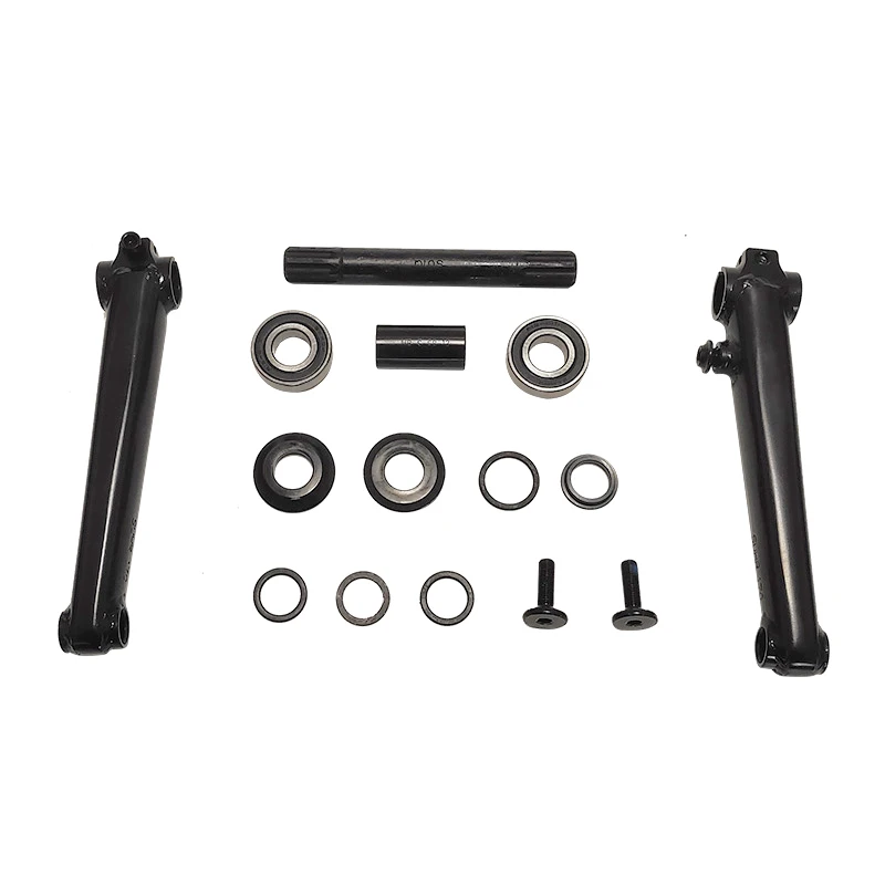 BMX Kurbelgarnitur 3-teilig 170MM Kurbeln 8T-19MM MID-BB Kurbelarm 170MM BMX 25T Kettenblatt Fahrrad Kettenrad