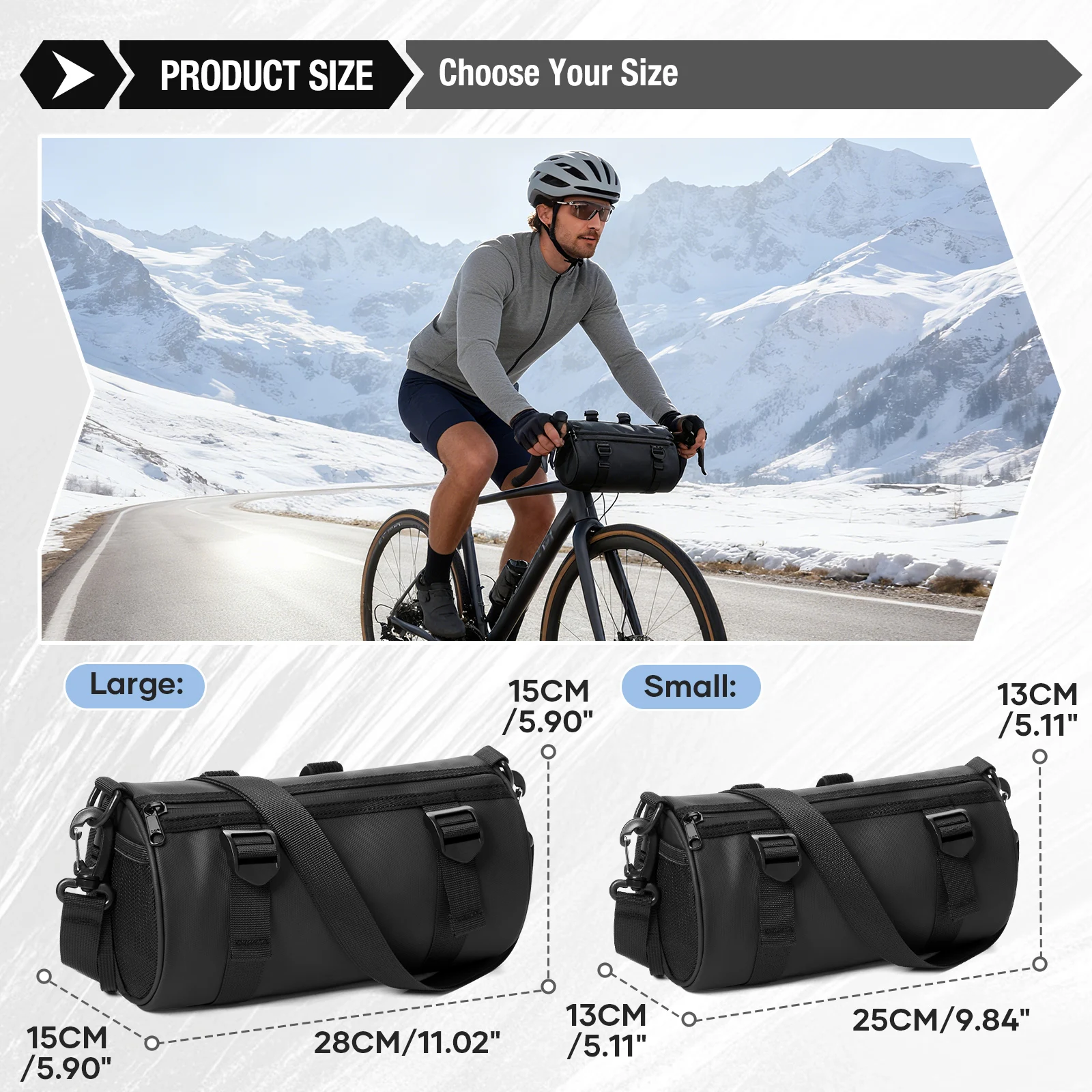Outdoor Radfahren Fahrrad Vorne Lenker Tasche Fahrrad Taschen, Tanktasche Multifunktions Tragbare Schulter