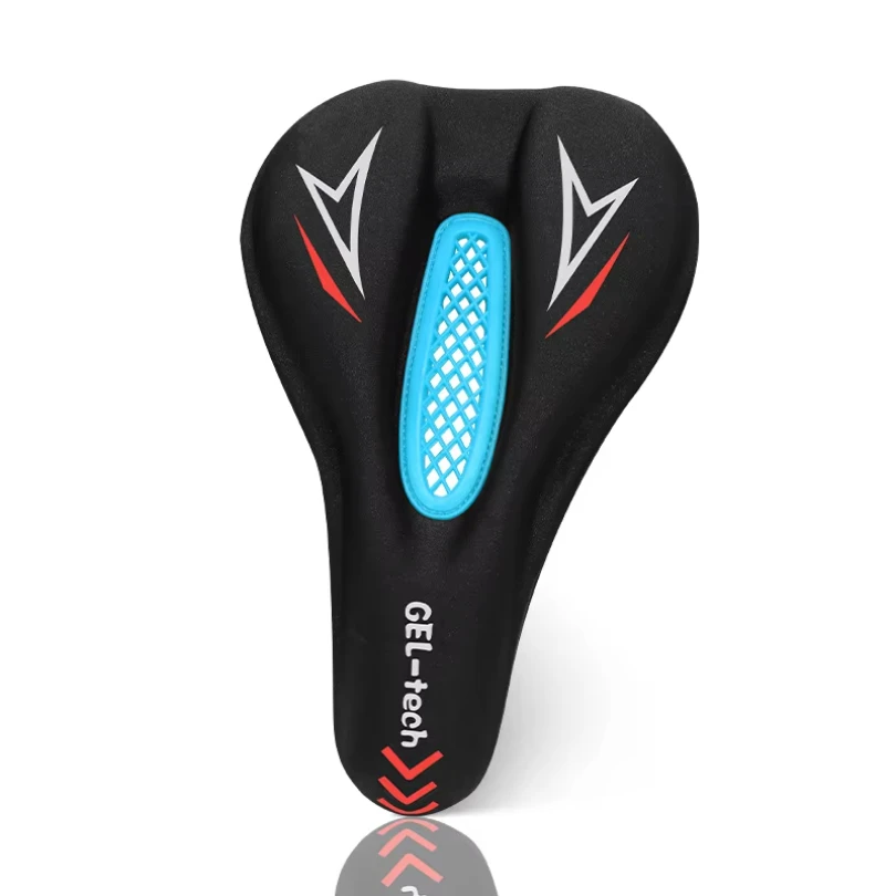 Fahrrad Soft GEL Sitzbezug Silikon Lycra Leder Kissen Gepolstert Sport – Image 3