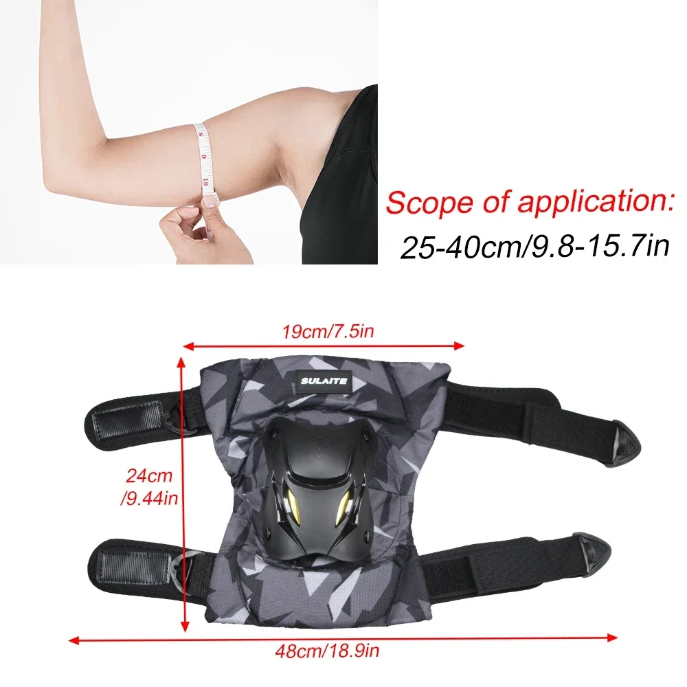 Mode Motorrad Kneepad Fluoreszenz Moto Ellenbogen Knie Pads Motocross – Bild 2