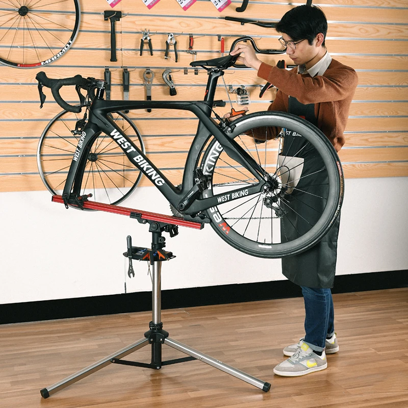 WEST BIKING Professioneller Fahrrad-Reparaturständer, MTB, Rennrad – Image 6