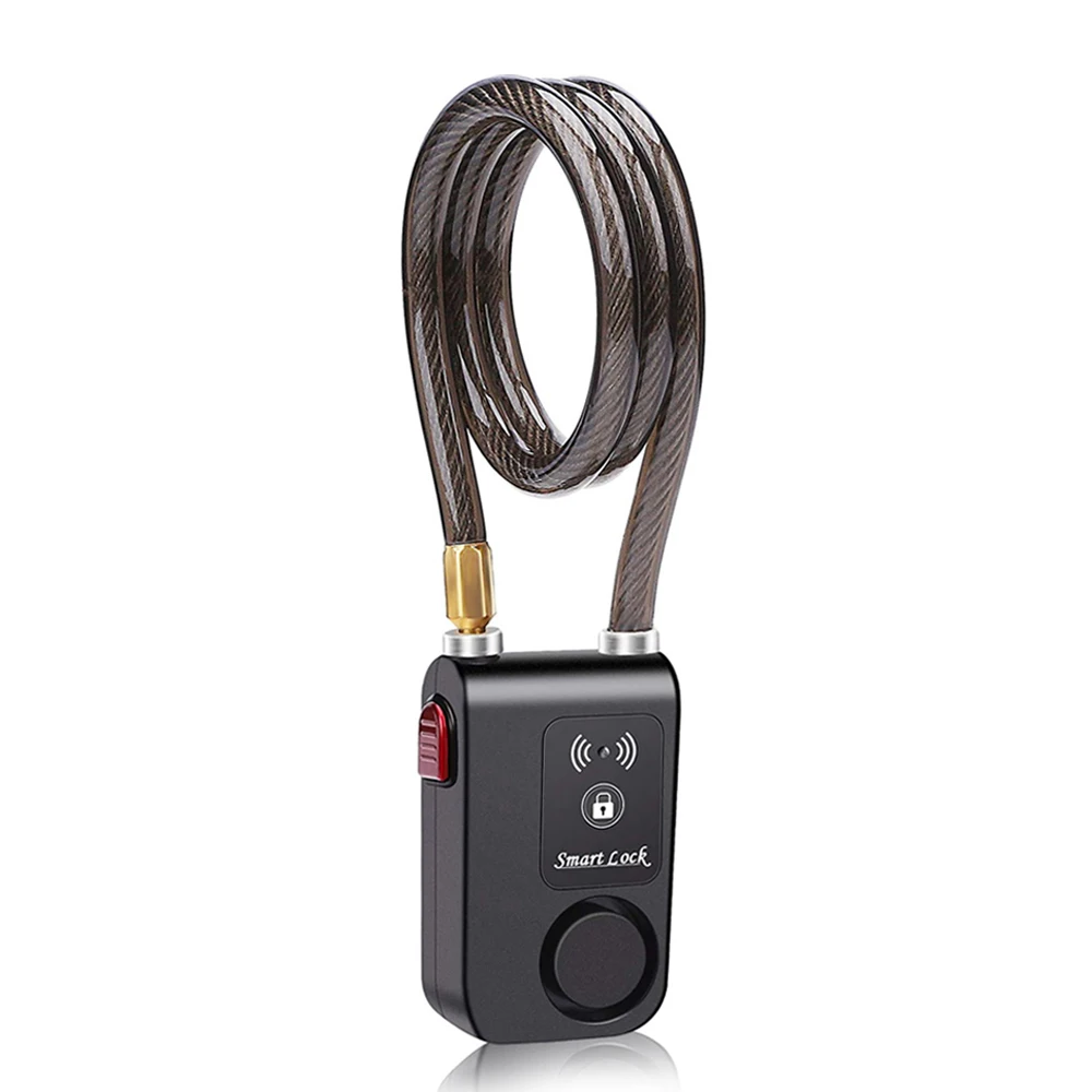 Bluetooth Fahrrad Motorrad Anti-Diebstahl-Schloss Alarm Wasserdicht Einbrecher Vibration Fahrrad Alarm Lock
