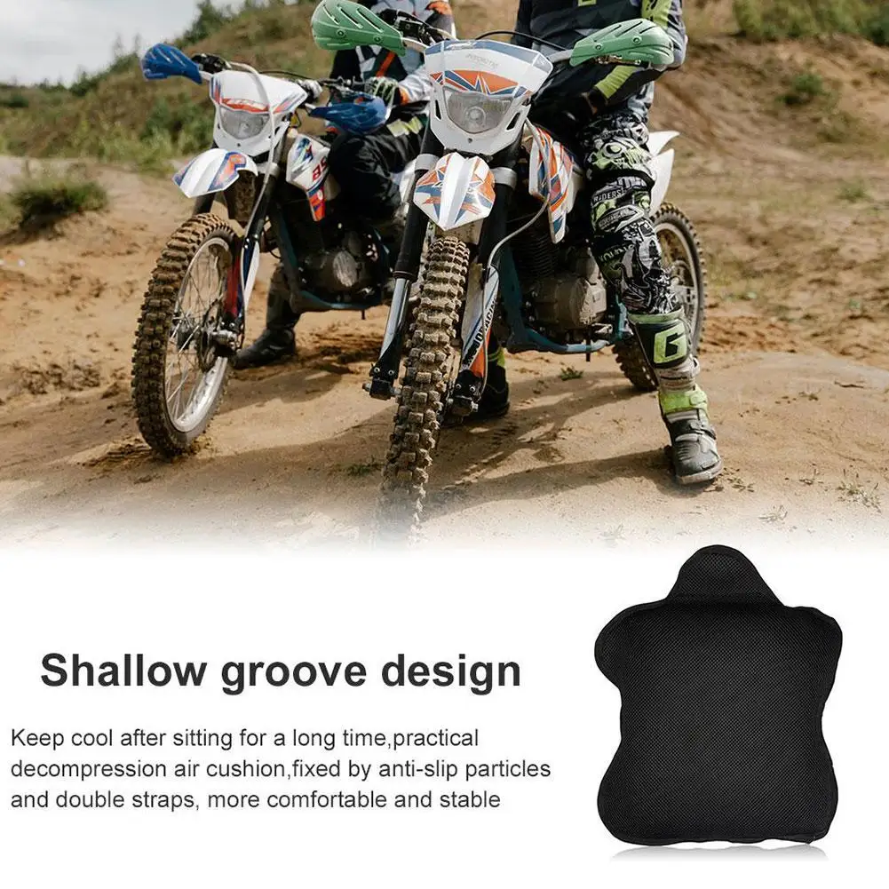 Motorrad Gel Sitzkissen Atmungsaktive Wärmedämmung Air Pad Abdeckung – Bild 5