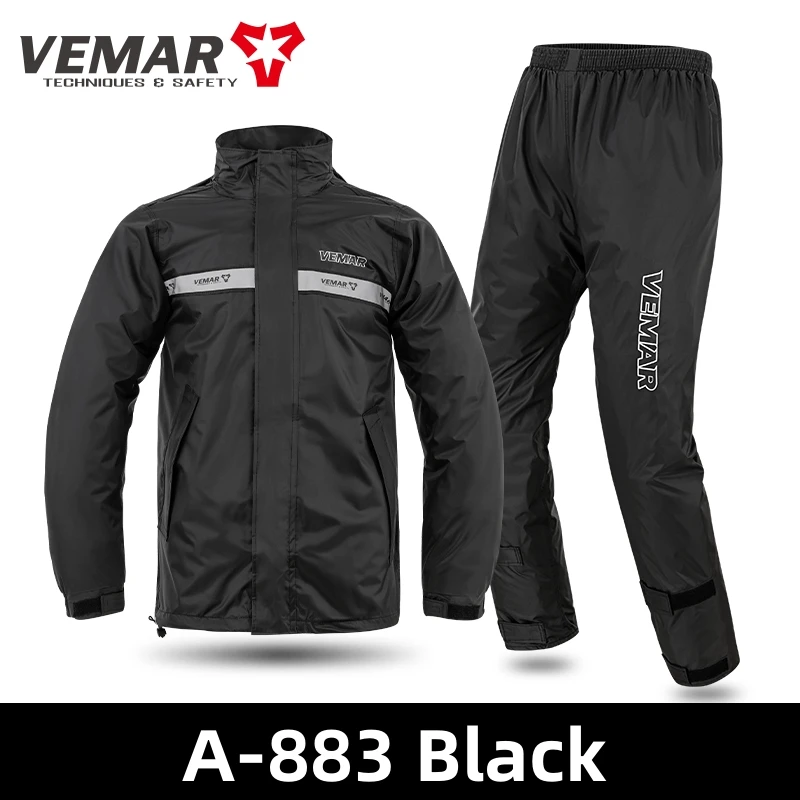 Motorrad-Regenanzug Wasserdichte Reflektierende Jacke und Hose Set für Männer und Frauen Motocross Motorrad