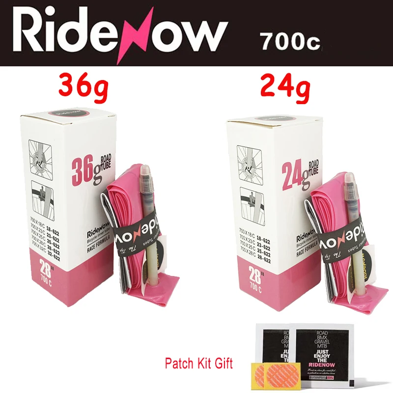RideNow Ultraleichter Fahrradschlauch 700c Rennrad TPU Schlauch 45mm 65mm 85mm Französisches Ventil