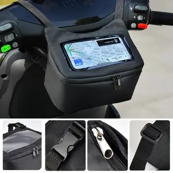 SEAMETAL Motorrad-Fahrrad-Lenkertasche, multifunktionale Fahrradtasche, Handyhalterung, Aufbewahrungstaschen