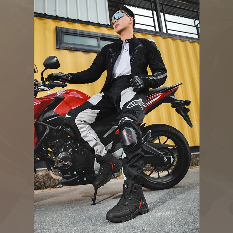 Motorrad Reiten Männer Stiefel Wasserdichte Motocross Radfahren Schuhe – Image 6