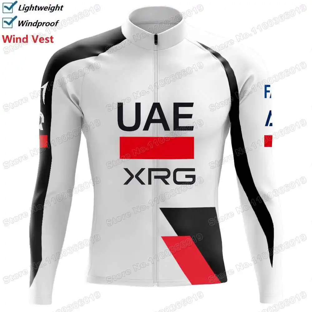 2026 VAE Team UAE Wind weste Männer Fahrrad jacke wind dicht Rennrad Trikot Langarm Fahrrad mäntel Fahrrad