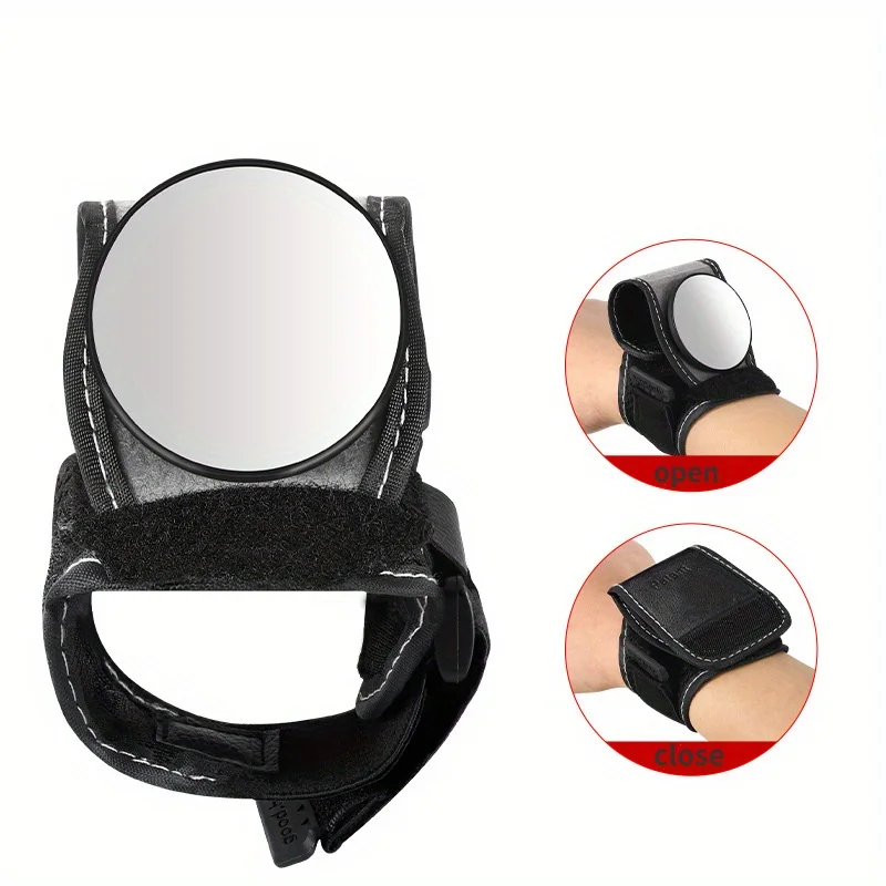 Fahrradspiegel Fahrrad Handgelenkspiegel Rückspiegel Armband Motorrad – Bild 3