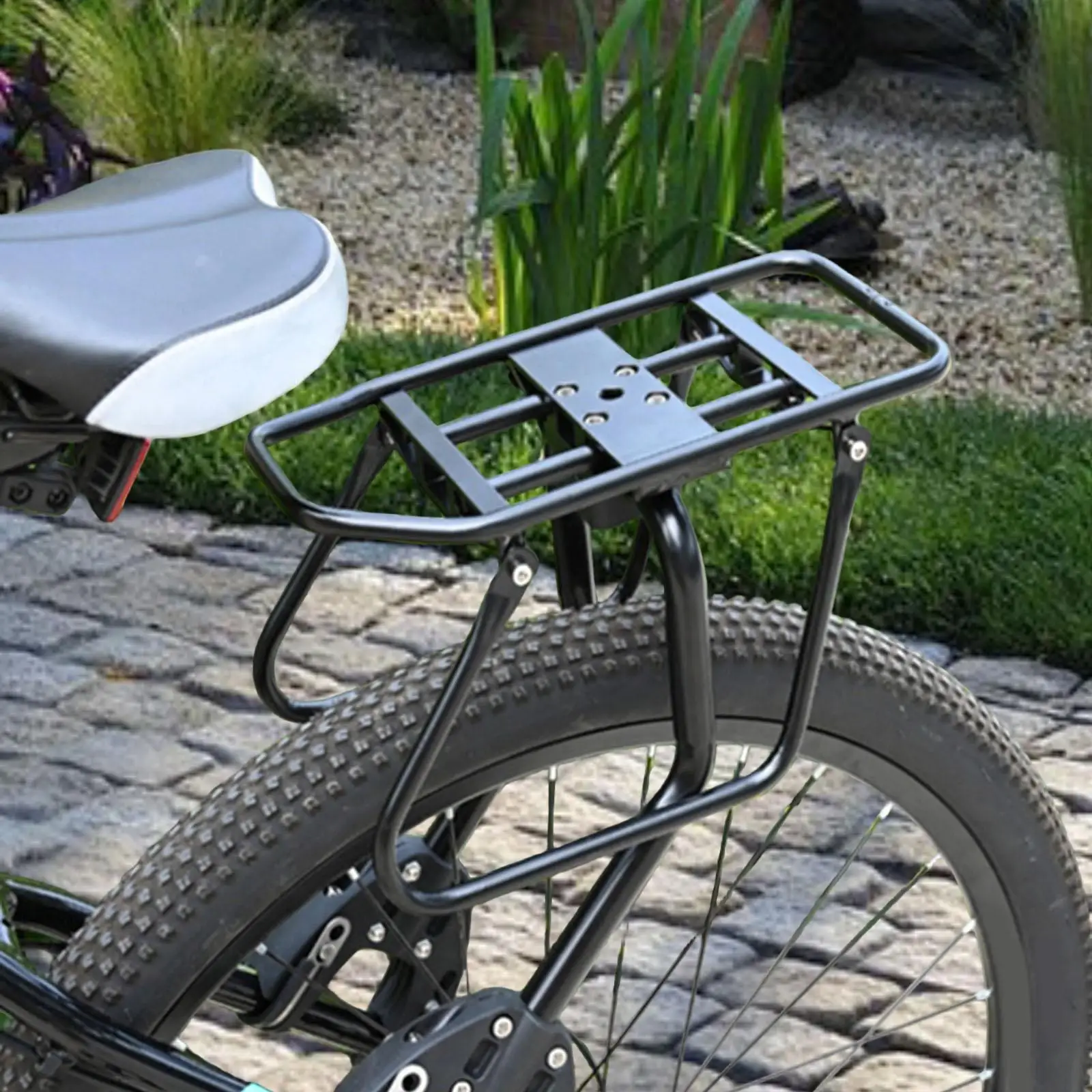 Fahrrad-Gepäckträger-Halterung, Hinterer Fahrradträger, Gepäckhalter für Outdoor, Reisen, Mountainbikes