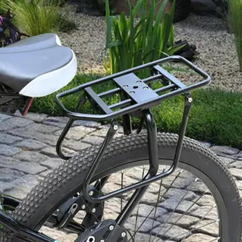 Fahrrad-Gepäckträger-Halterung, Hinterer Fahrradträger, Gepäckhalter für Outdoor, Reisen, Mountainbikes