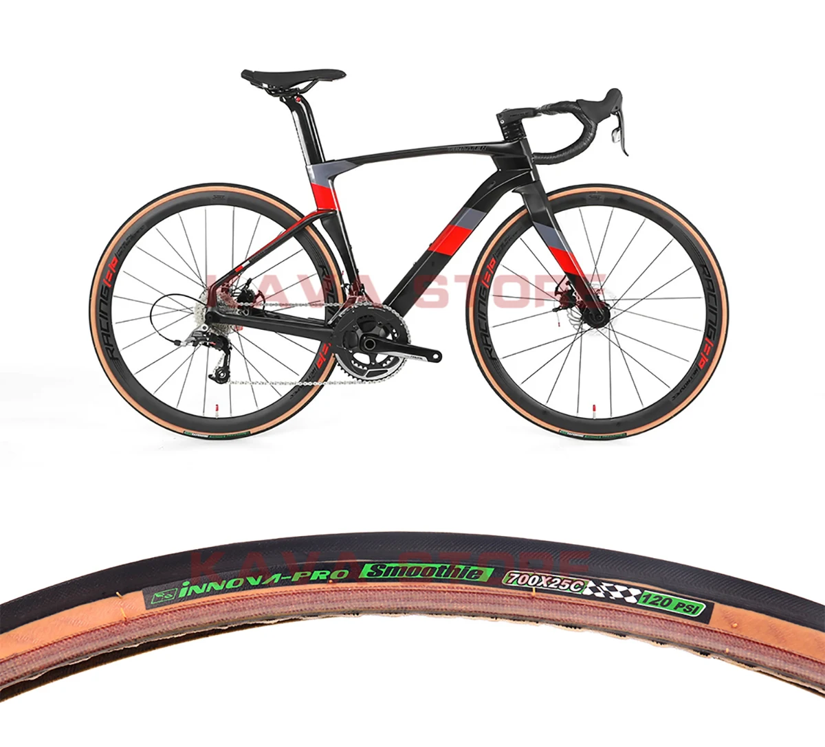 Innova Fahrrad Reifen 26*2,0 27,5*2,1 60TPI MTB Mountainbike (2 Stück) – Bild 6